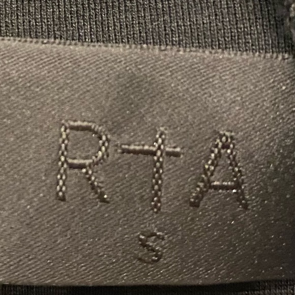 RtA Black Metallic Oversized Hoodie Sweatshirt - Picture 5 of 5